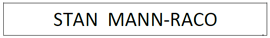 Visitenkarten-Rätsel: STAN MANN-RACO
